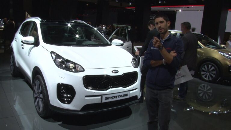 Linee fluide della Kia Sportage: Design Ottimizzato