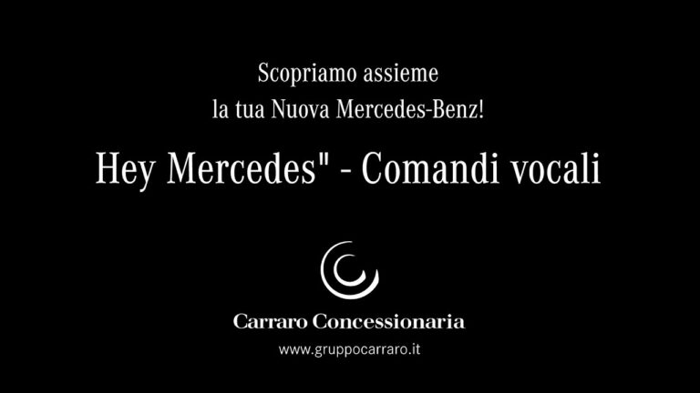 Tecnologia di Riconoscimento Vocale per Mercedes-Benz GLA