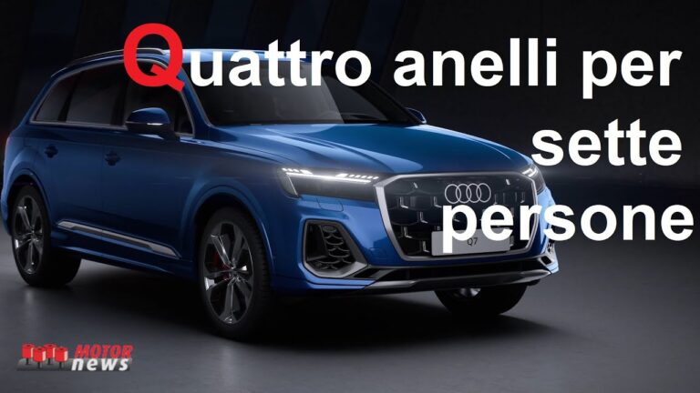 Le innovazioni tecnologiche dell’Audi Q7