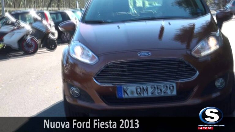 Confort e stile negli interni della Ford Fiesta