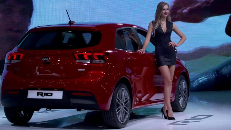 Dettagli di Design Sportivo della Kia Rio